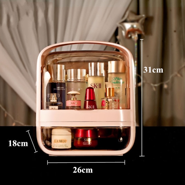 Boîte de Rangement Transparente pour produits cosmétiques 1
